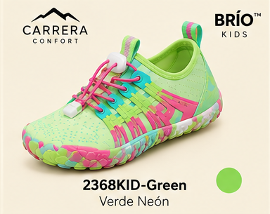 Carrera Brío Niños · Verde Neón