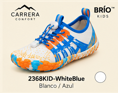 Carrera Brío Niños · Blanco / Azul