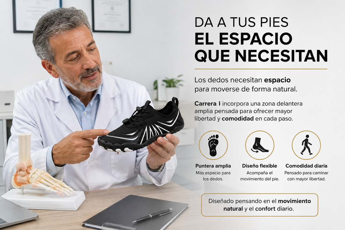 Si al llegar a casa lo primero que haces es quitarte los zapatos, no es culpa de tus pies.