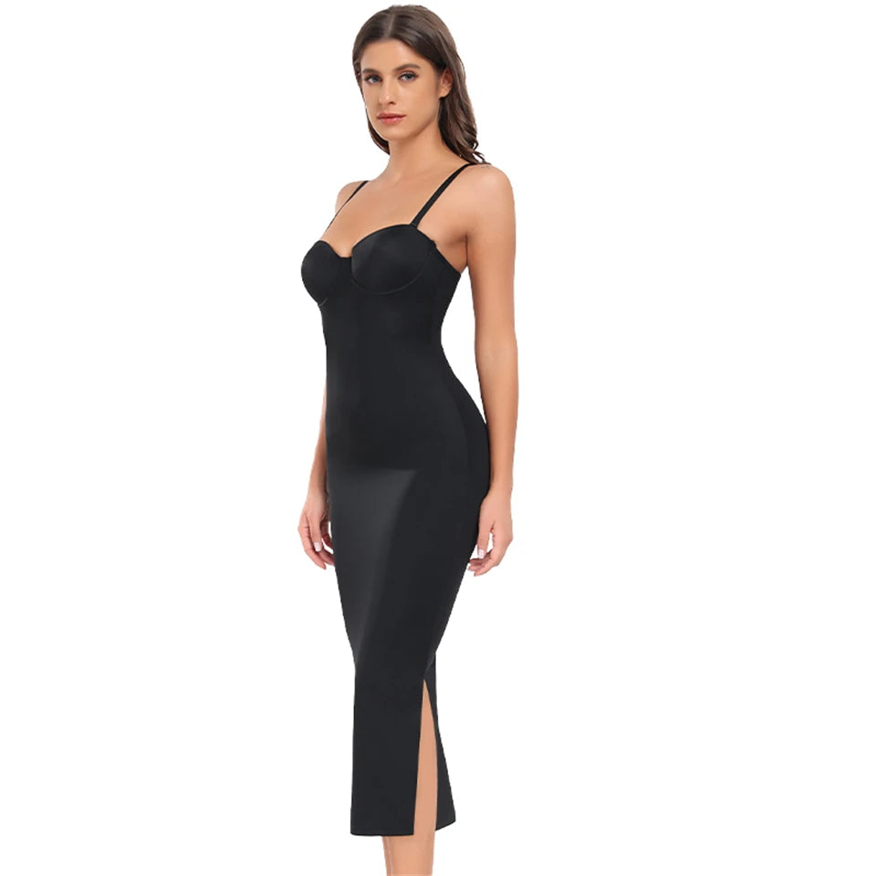 Carrera Évora — Vestido efecto corsé ·