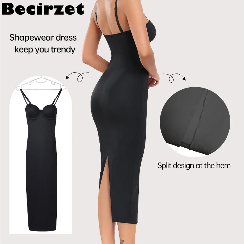 Carrera Évora — Vestido efecto corsé ·