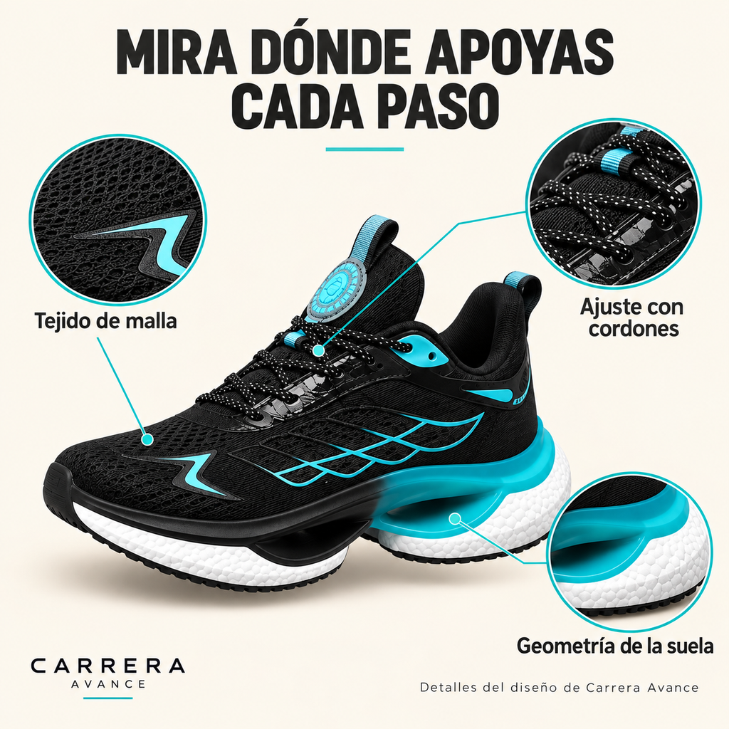 Carrera Avance — detalles — ilustración orientativa