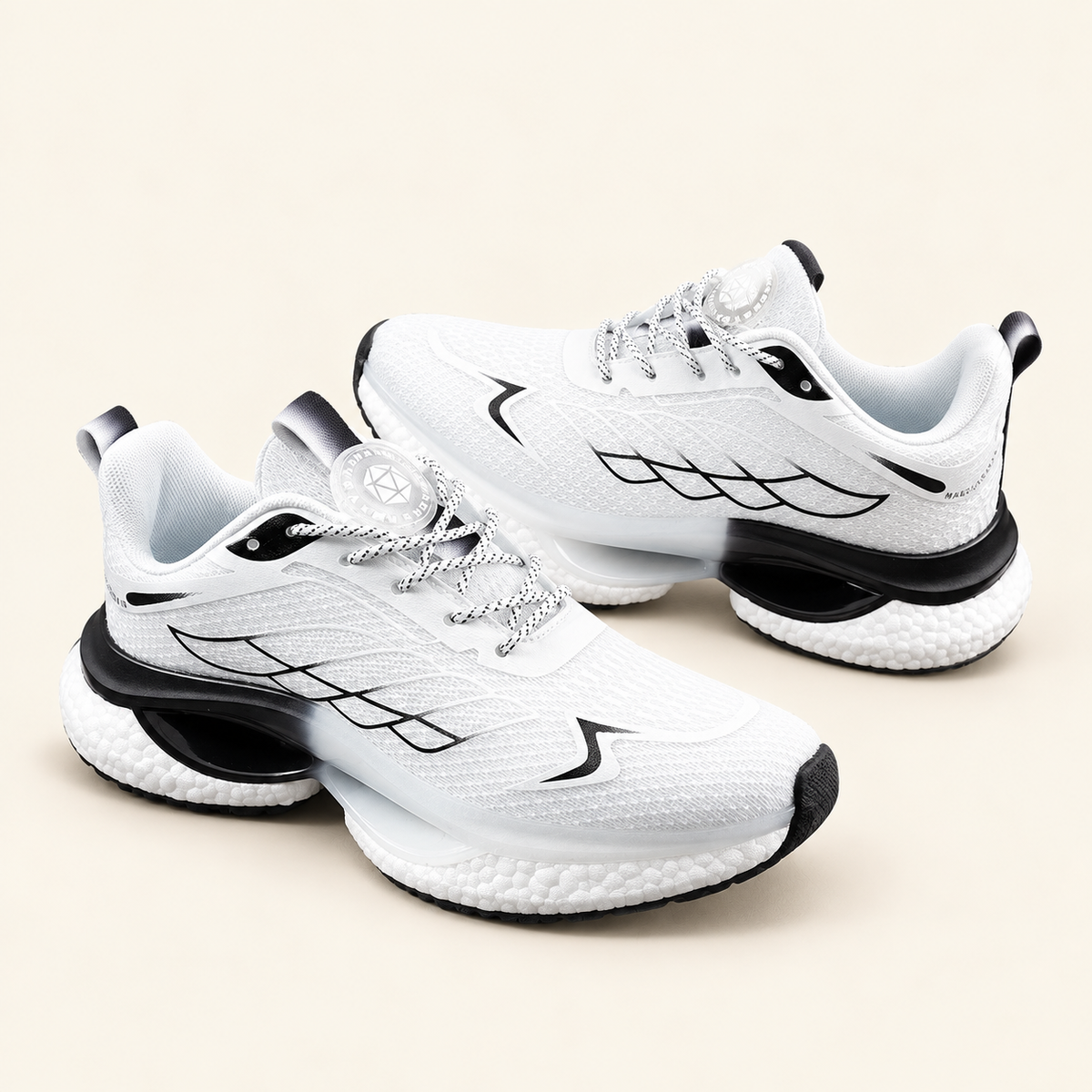 Carrera Avance — blanco sobre fondo marfil