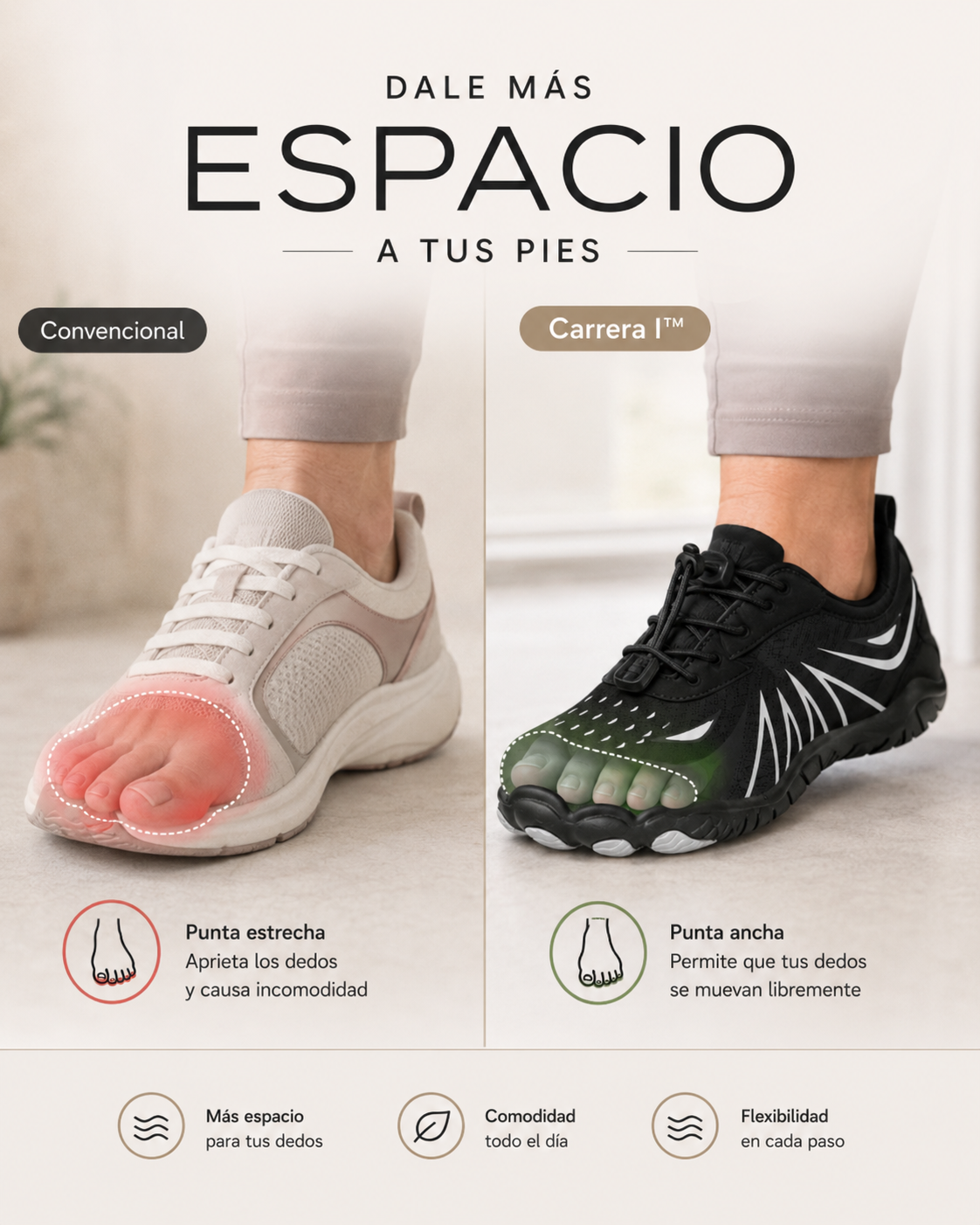 Carrera I Mujer - comparativa final