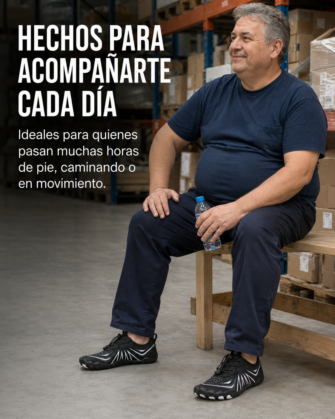 Carrera I para hombre durante una pausa en el trabajo