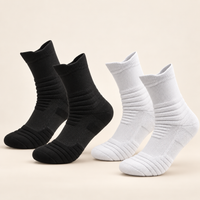 Carrera Jornada™ — calcetines negros y blancos sin logos