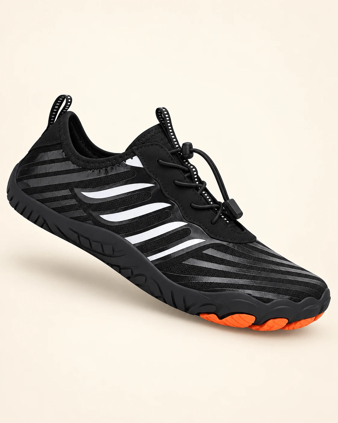 Carrera Libre · Negro / Naranja