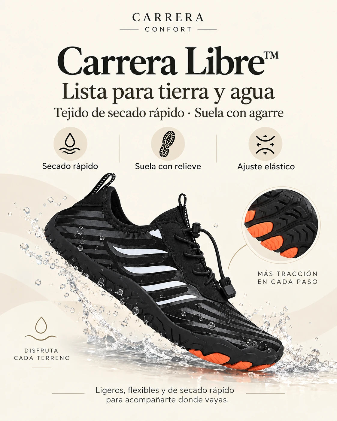 Confort en tierra y agua