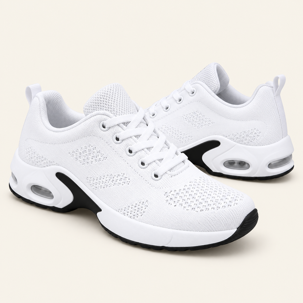 Carrera Ortho Pro · Blanco · fondo crema