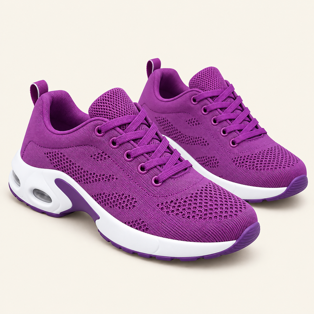Carrera Ortho Pro · Morado · fondo crema