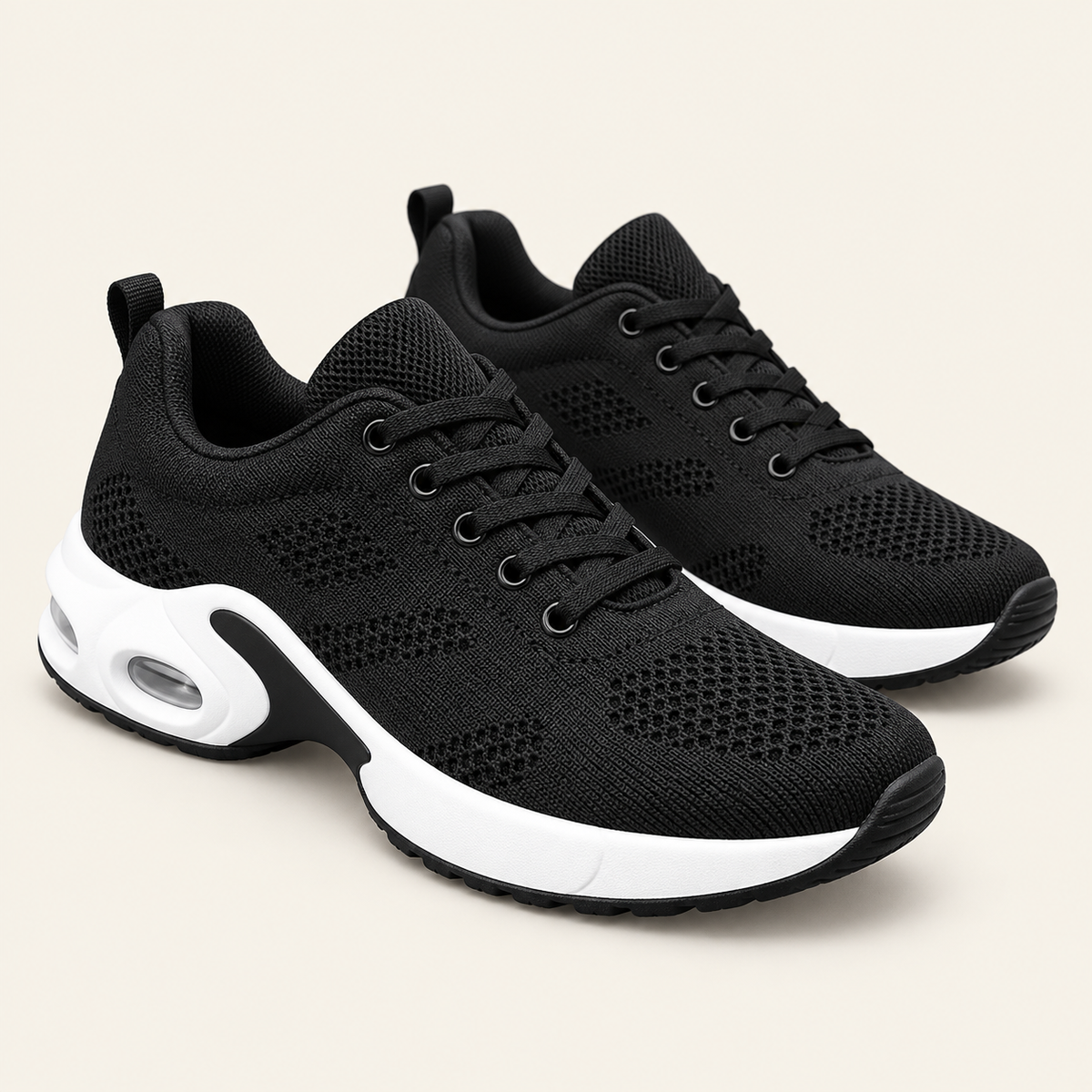 Carrera Ortho Pro · Negro · fondo crema